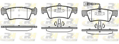 ROADHOUSE 21187.01 Brake Pad Multivan V 7Hm. 7Hn. 7Hf. 7Ef. 7 Xx — Brake Pads