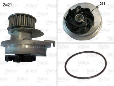 Valeo 506005 Water Pump Vectra A- 93 18Sv-20Ne-Astra F C18nz-C20ne Frontera A C20ne — Water Pump & Thermostat