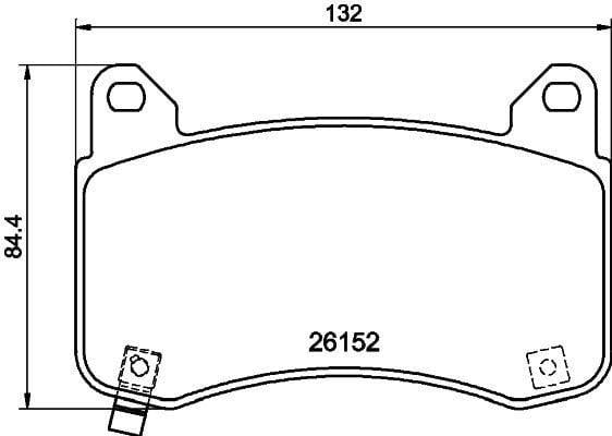 HELLA Pagid Front Brake Pad Set for Tesla Model 3 & Y (2018+) - Sport Package — Brake Pads