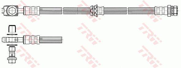 TRW PHD560 Brake Hose for Passat CC and Superb, TRW Brake Hose Technical Specifications, Brake Hose for Passat CC and Superb 2008 to 2016 TRW PHD560 Brake Hose - Perfect for Passat CC & Superb 2008-2016 | 24.21 in Length TRW PHD560 Brake Hose for Passat CC & Superb 08-16 trw, brake-hose, passat-cc, superb, automotive-parts, car-maintenance, mechanic-supply, vehicle-accessories, ai-generated, braking-systems
