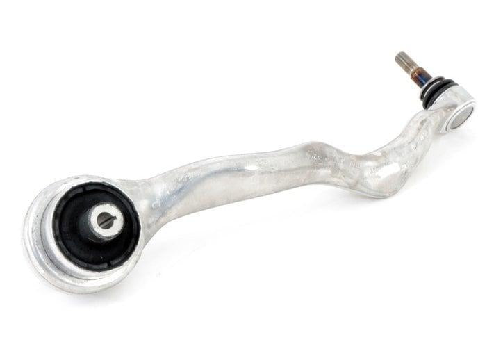 TEKNOROT B-359 front left upper control arm for BMW F30, TEKNOROT control arm compatibility for non X-Drive BMW F30, Close-up of TEKNOROT control arm mounting points TEKNOROT B-359 Front Left Upper Control Arm for BMW 3 Series F30 - Quality Replacement for Car Owners and BMW Enthusiasts TEKNOROT B-359 Front Left Control Arm for BMW F30 teknorot, bmw, bmw-f30, control-arm, front-left, car-parts, auto-repair, vehicle-maintenance, replacement-parts, ai-generated