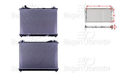 Wisco 3113565-00 Water Radiator Brazing At 450X690x16 mm Suzuki Vitara 1.6. 2.0 06 > 3Kapi — Radiators & Fans