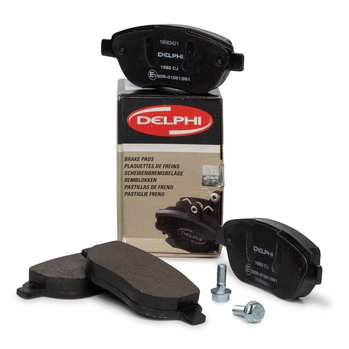 Delphi Front Brake Pads Set for Peugeot 307 (2001-2009)