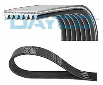 DAYCO 7PK1275 V-Belt - High-Quality Ribbed Design — Belts