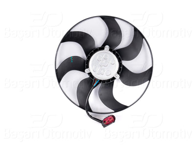 Wisco 1114239-00 Fan Motor without Shroud (387 mm-4 Connector-8 Blade) VW Polo Skoda Fabia Rapid S — Motors, Pumps & Antennas