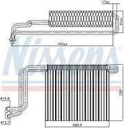 nissens evaporator 639 vito front view, nissens evaporator 639 vito side view, nissens evaporator 639 vito technical specifications, nissens evaporator 639 vito installation guide Nissens Evaporator 639 Vito - High Performance Cooling for Your Vehicle | 13.6 in x 9.3 in x 2.6 in Nissens Evaporator 639 Vito - Premium Cooling Solution nissens, evaporator, 639-vito, car-cooling, air-conditioning, automotive-parts, vehicle-accessories, refrigerants, aluminum-cooling, ai-generated