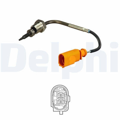 Delphi TS30155 Exhaust Temperature Sensor G98 for VW Touareg, Audi A4, A6 — Temperature Sensors & Switches