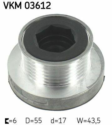SKF VKM03612 - Alternator Pulley for Renault Clio, Megane, Kangoo 1.5 dCi — Starting & Charging