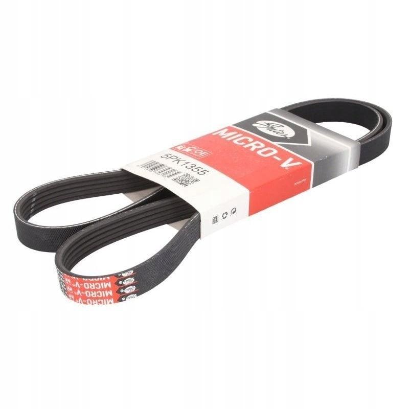 Gates 5PK1355 - Premium V-Belt for Opel Astra G 1.4 Twinport — Belts