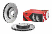 brembo front drilled brake disks for mercedes, brembo brake disks dimensions and features BREMBO Brake Disks - Front Drilled Type for Mercedes A-Class, B-Class, GLA | 2 Pieces BREMBO Brake Disks for Mercedes - Front Drilled Type brembo-brake-disks, front-drilled-brake-disks, mercedes-brake-parts, brake-disk-replacement, drilled-brake-disks, high-carbon-brake-disks, automotive-parts, mechanics-gear, car-owners, ai-generated