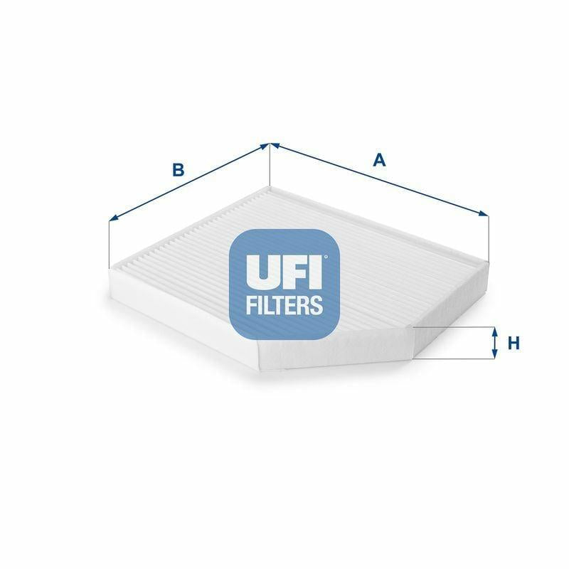 UFI Cabin Filter 53.153.00 - Filter for Audi A4, A5, Q5 — Air & Cabin Filters