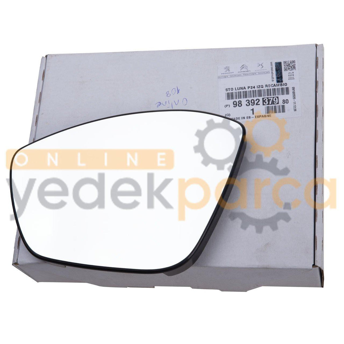 PSA 9839237980 Mirror Glass Left Corsa F 20- — Mirrors