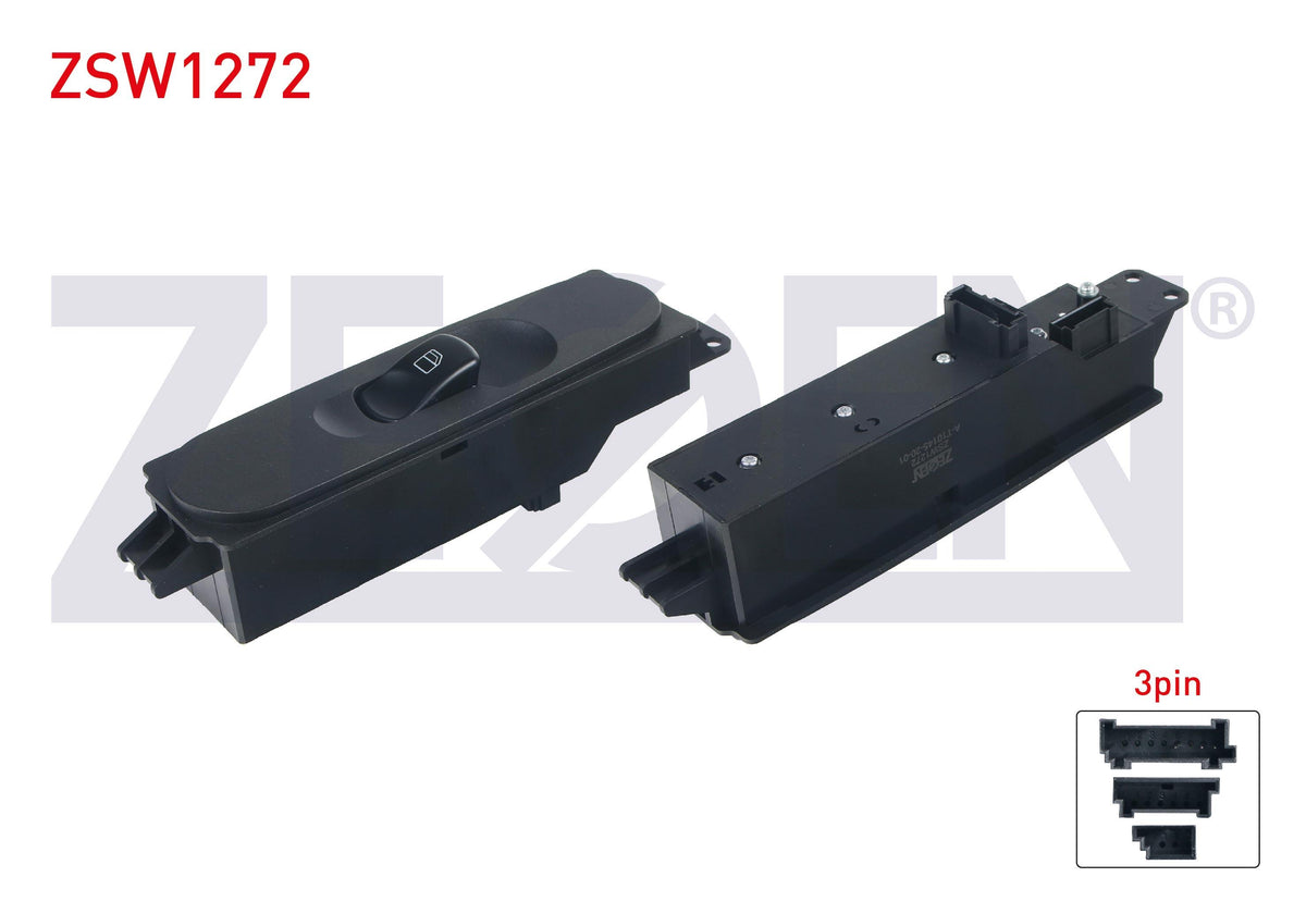 Zegen ZSW1272 Glass Release Switch Single 3 Pin Mercedes Sprinter (906) 2006-2016 / Volkswagen Crafter 2006-2016
