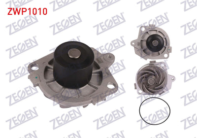 Zegen ZWP1010 Water Pump Fiat Doblo 1.9 JTD 2001-2010 / G.Punto 1.9 JTD 2005-2012 / Marea 1.9 JTD 1 — Water Pump & Thermostat