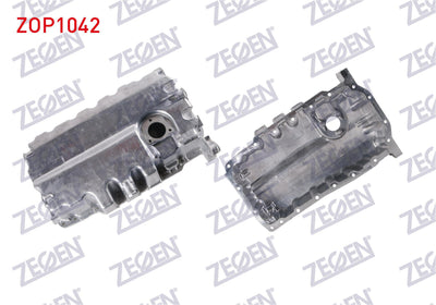 Zegen ZOP1042 Oil Pan Aluminium Sensor Drilled Volkswagen Caddy III / Golf VI / Jetta III-IV / Passat / Audi A3 — Oil System