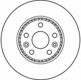 TRW DF6110 Disc Front 2008 Kangoo — Brake Rotors & Drums