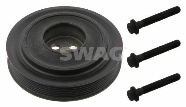 swag crank pulley and bolt for 06 transit, technical specifications of swag crank pulley, installation of swag crank pulley SWAG Crank Pulley & Bolt - Premium Quality for 06 Transit 2.2TDCi & 2.4TDCi | Ideal for Mechanics and Car Owners SWAG Crank Pulley & Bolt for 06 Transit 2.2TDCi & 2.4TDCi swag, crank-pulley, transit-parts, automotive, mechanics, car-owners, engine-parts, oem, ai-generated, bolt