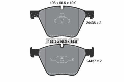 Textar 2443601 Brake Pad F-15 / 16 Front 4.0 / 4.4