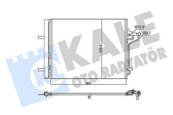 Kale Radiator 353155 - Climate Radiator for Kuga II & Focus II — Radiators & Fans