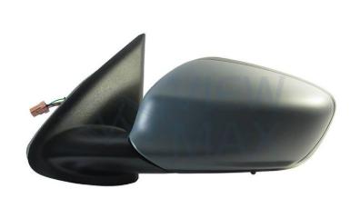 Viewmax 512EHPL Outer Rear View Mirror Left Electric Heated Primed 5 with Connector Citroën C-Elysee / Peugeot 301 — Mirrors