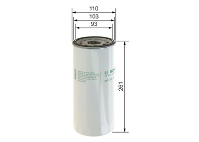 Bosch 0451300003 Oil Filter Renault Rvı Volvo Fh 400 05 = > — Oil Filters