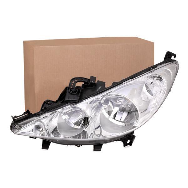 Depo 550-1141L-LD-EM Left Headlight Peugeot 207 06- — Headlights