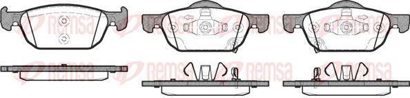REMSA 1384.02 Brake Disc Accord Ix Cu Berlina Tourer 07 08 — Brake Rotors & Drums