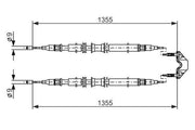 bosch-handbrake-cable-opel-zafira-a, opel-zafira-a-handbrake-cable-bosch BOSCH Opal Zafira A Handbrake Cable - Durable, High-Quality Replacement for Car Owners and Mechanics | 1355 mm BOSCH Opal Zafira A Handbrake Cable - 1355 mm Length bosch, handbrake-cable, opel-zafira-a, car-parts, mechanic-tools, car-maintenance, replacement-parts, vehicle-accessories, automotive, ai-generated