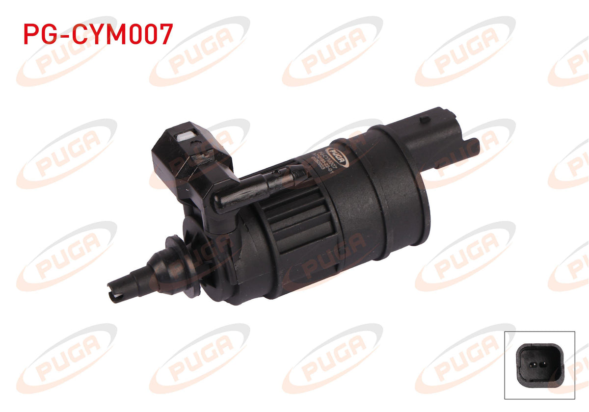 PUGA PG-CYM007 Cam Su Washer Nozzle Motor Pair Outlet Renault Kangoo / Laguna / Clio / Megane — Washer System