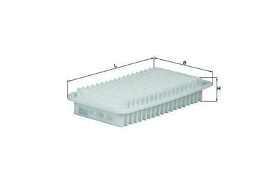 Mahle LX1286 Toyota Corolla E12 Avensis T25 Verso E12/R1 1.4-2.0 Air Filter — Air & Cabin Filters