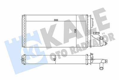 KALE Radiator 347095 for 92-99 Daily + Ms - Efficient Heating — Radiators & Fans