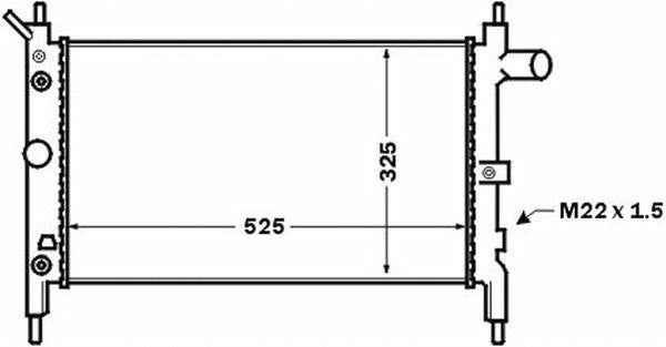 mahle coolant radiator for astra models, technical specifications of MAHLE radiator, close-up of MAHLE CR1492000S radiator MAHLE Motor Coolant Radiator Brazing CR1492000S - For Astra F with X14XE & X16XEL | 21.7 x 12.6 x 1.0 in MAHLE Motor Coolant Radiator Brazing for Astra Models mahle, coolant-radiator, astra-f-radiator, mechanics, car-owners, automotive-parts, radiator-brazing, car-maintenance, engine-cooling, ai-generated