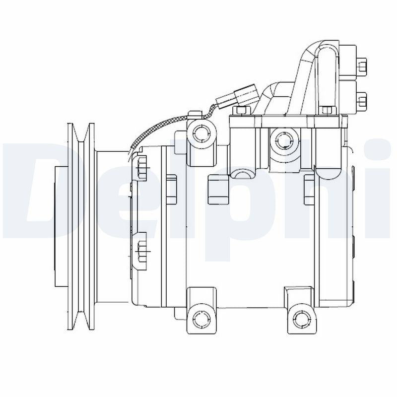 Delphi CS20524 A/C Compressor Ford Ranger 2.5 06-12