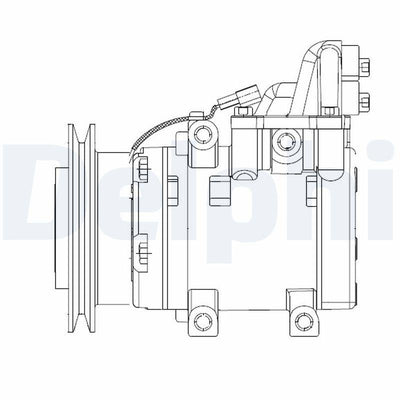 Delphi CS20524 A/C Compressor Ford Ranger 2.5 06-12