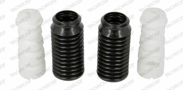 monroe-pk017-shock-absorber-dust-cover, monroe-pk017-dust-cover-installed-on-skoda, packaging-of-monroe-pk017 MONROE PK017 Shock Absorber Dust Cover - Compatible with Skoda Felicia I & II | 0.4kg MONROE PK017 Shock Absorber Dust Cover for Skoda monroe, shock-absorber-dust-cover, skoda-accessories, car-maintenance, mechanics, car-owners, automotive-parts, pk017, ai-generated, dust-cover