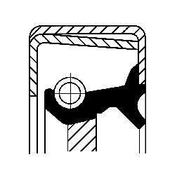 Corteco 82019153 Transmission Seal Astra.F-Corsa.B — Gaskets & Seals