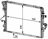 MAHLE Motor Radiator For Transporter T5 1.9 TDI - Universal Fit — Radiators & Fans