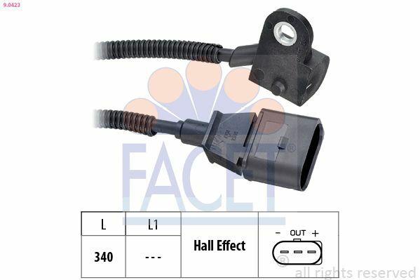 FACET 9.0423 Camshaft Position Sensor - Compatible with Ford Galaxy, Audi A2/A3 & More — Engine Management Sensors