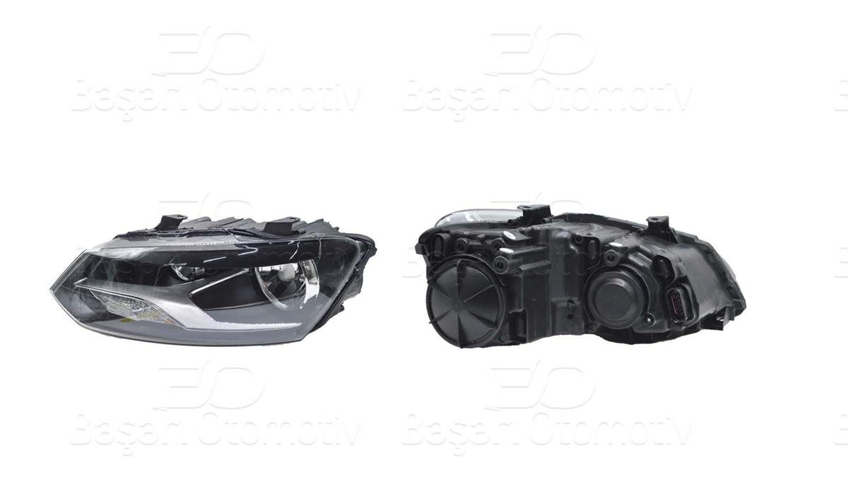 Wisco 1243114-00 Headlight Left VW Polo 09-14 Hella Type — Headlights