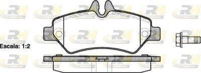 ROADHOUSE 21246.00 Brake Pad Rear Pair Wheel Mercedes Sprinter-Vag Crafter 06 > — Brake Pads