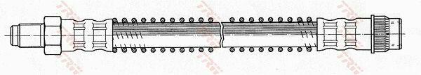 trw front brake hose for p106 saxo, trw brake hose right left compatibility, trw phb105 specifications and details TRW Front Brake Hose (Right / Left) for P106 Saxo - 285mm Length | Car Owners & Mechanics TRW Front Brake Hose - Right/Left for P106 Saxo trw, brake-hose, p106-saxo, automotive-parts, car-maintenance, mechanics, brake-system, vehicle-safety, durable-parts, ai-generated
