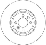 TRW DF4371 Disc Brake - Ventilated Design — Brake Rotors & Drums