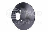 HELLA Pagid Brake Disc 8DD355112-011 - 260mm for Honda Accord 1998-2002 — Brake Rotors & Drums