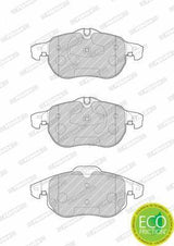 FERODO FDB4188 Front Brake Pad - High Performance Brake Pad for Vectra, Zafira, Astra — Brake Pads