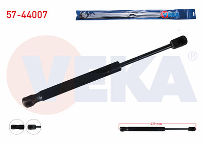 Veka 57-44007 Trunk Gas Strut 279mm / 490N Volkswagen Passat (3B2) 4 Door 1996-2000 / Bora (1J2) 4 Do — Support Rods & Struts