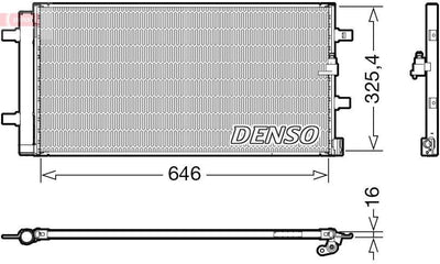 Denso DCN02041 Audi A4 A5 A6 A7 A/C Condenser — Condensers & Evaporators