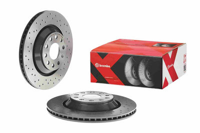 Brembo 09.A200.1X Brake Disc Rear Xtra Audi — Brake Rotors & Drums