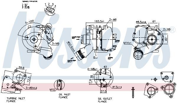Nissens 93280 Turbo Audi Asb Cdy Bug Casb