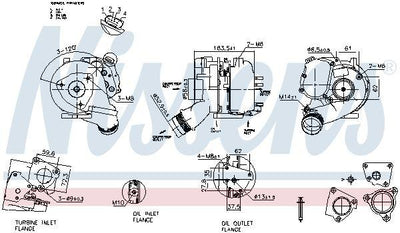 Nissens 93280 Turbo Audi Asb Cdy Bug Casb