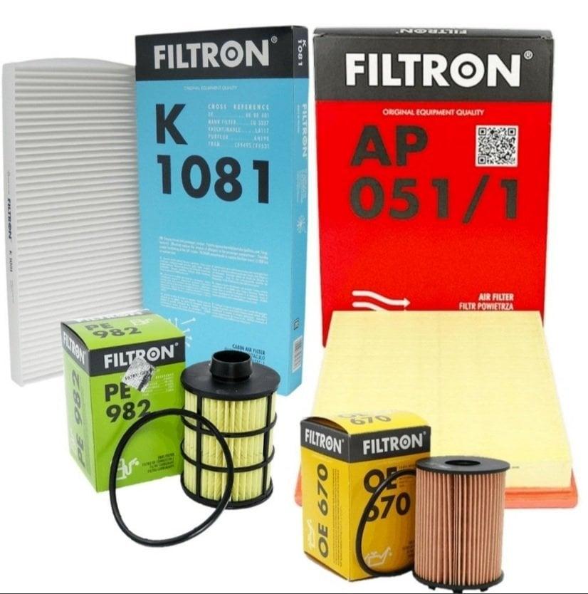 Filtron Opel Combo C Diesel Maintenance Filter Set - Essential Care Kit — Maintenance & Service Kits
